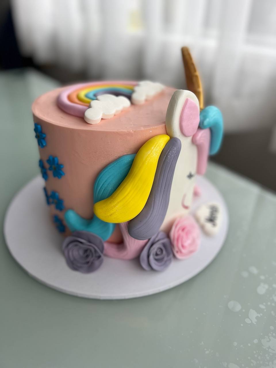 Unicorn Style Cake